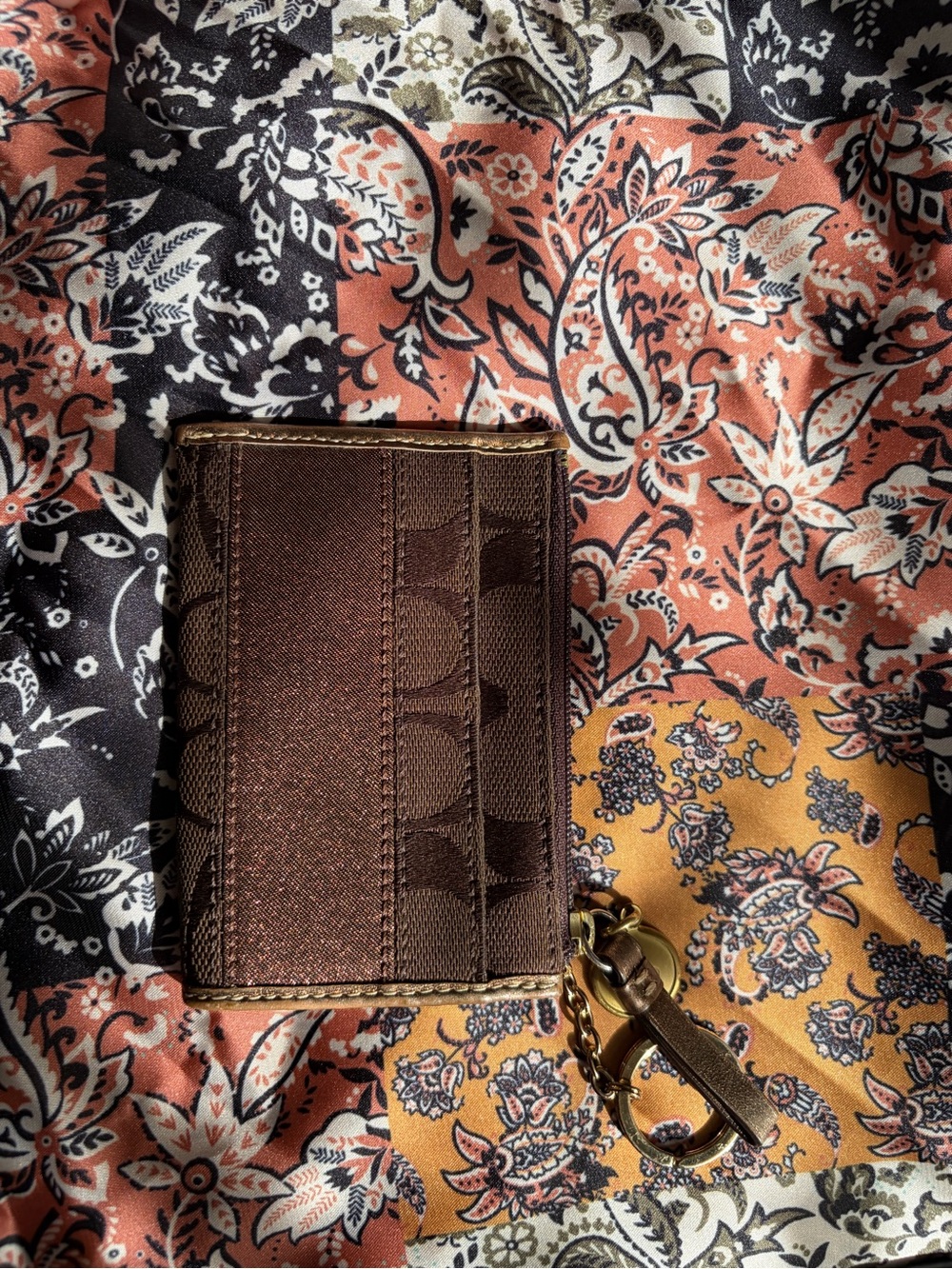 Coach Keyring Card Case - Picture 7 of 8